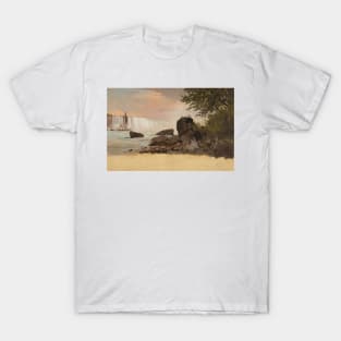 View of the Canadian Falls and Goat Island by Frederic Edwin Church T-Shirt